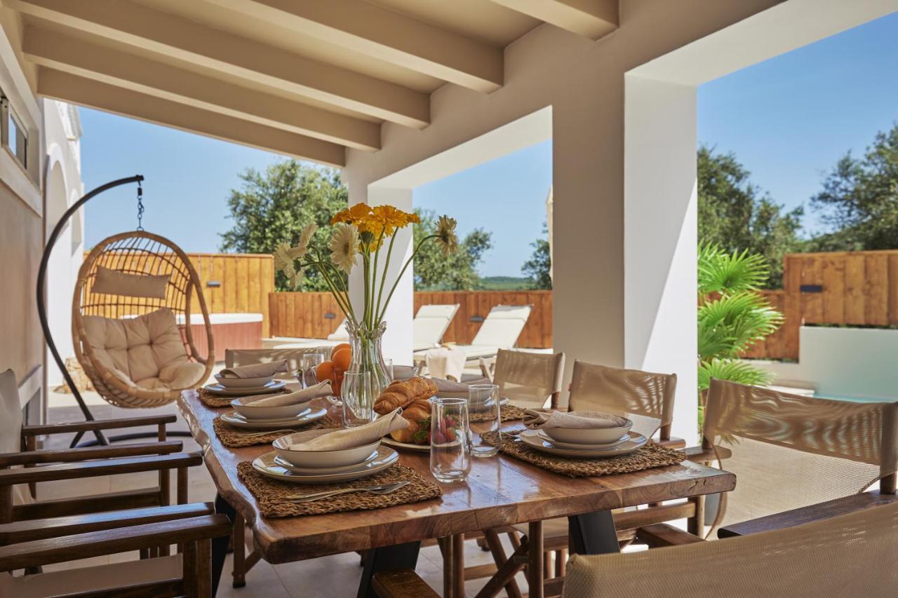Galadriel Villa With Private Pool & Jacuzzi Kato Yerakarion Exterior foto